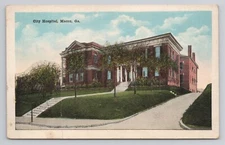 City Hospital Macon Georgia Postcard