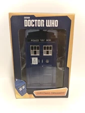 BBC's DOCTOR WHO Tardis Christmas Ornament Figure 4" New IN BOX Dr Who