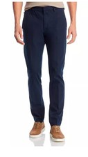 Image of BOSS Hugo Boss Kaito Travel Performance Navy Men’s Cotton Blend Pants - Size 40R