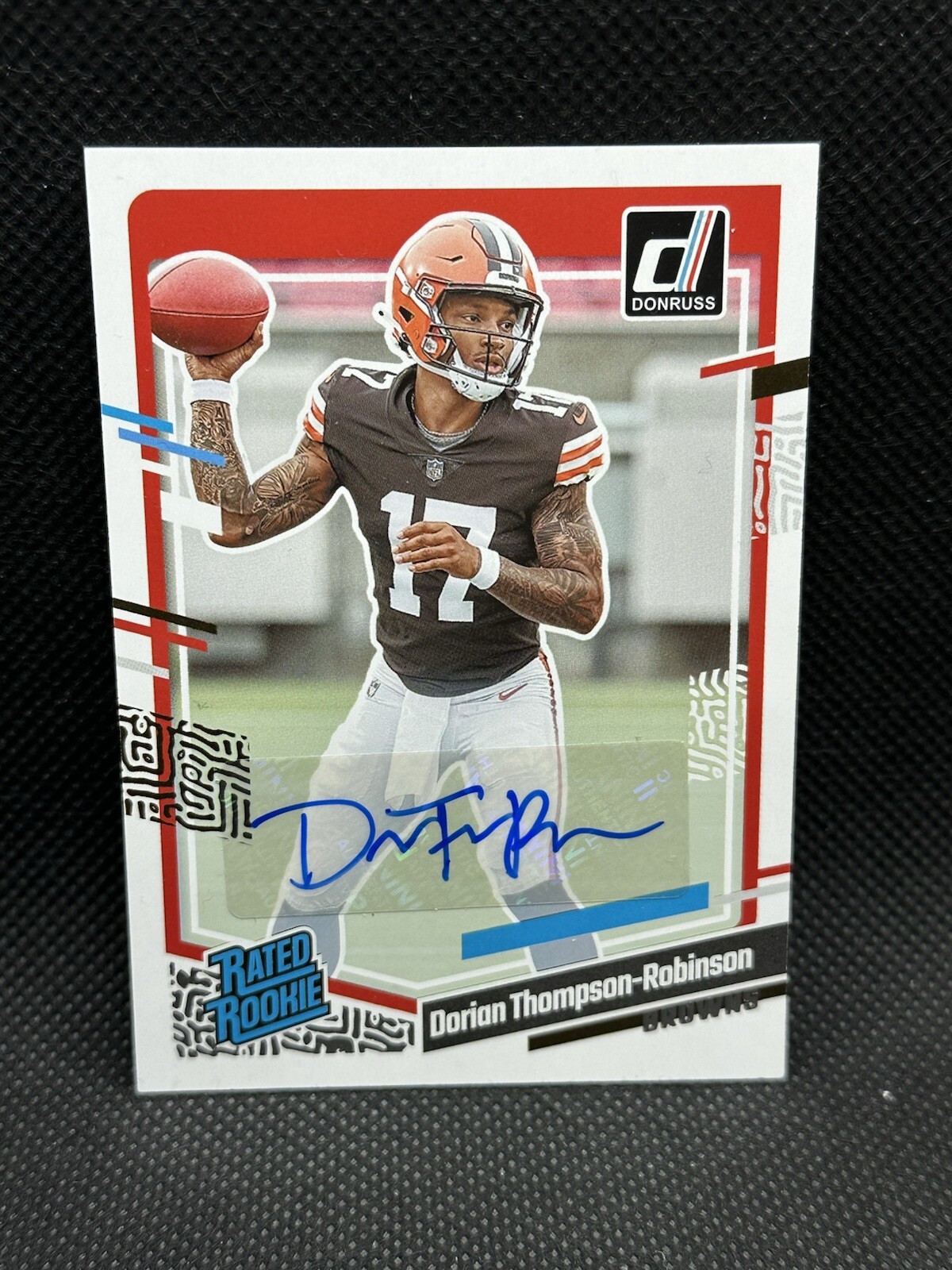 2023 Donruss Dorian Thompson-Robinson Auto RC Cleveland Browns #322