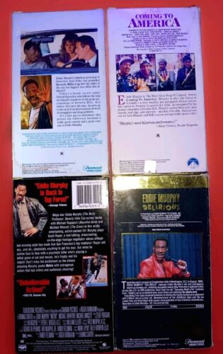 Eddie Murphy VHS Bundle Of 4 Coming To America Metro Delirious Beverly Hills Cop - Picture 2 of 13
