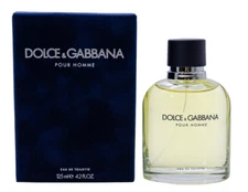 Dolce & Gabbana Pour Homme 4.2 oz EDT Cologne for Men New In Box