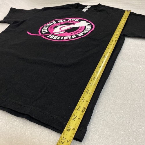 Guam Cancer Care Strides For The Cure Men's Large T-Shirt Black Pink White Used - Picture 3 of 9