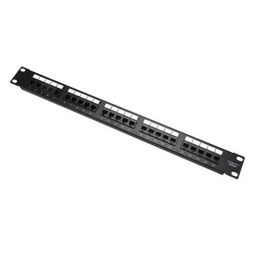 RJ11 Through Coupler 25 Ports Gold Plated Pin CAT3 Patch Panel 19in Rack Cab - Picture 21 of 23