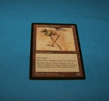  Magic The Gathering    Visions 1996    Artifact Creature Brass-Talon Chimera 