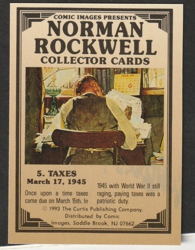 1993 Norman Rockwell Collector Cards NRMT Comic Images Set Break U Choose JUN24 - Picture 5 of 83