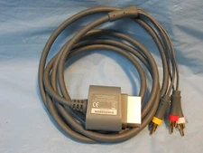 Genuine OEM Original Microsoft X810973-001 Xbox 360 Composite AV RCA Cable Cord