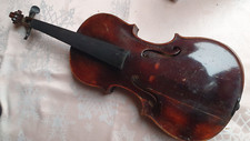 old 4/4 Violin violon "Stainer" branding , 1 part BACK , needs repair 