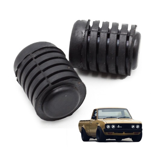 For Datsun 720 Pickup 1980 90 91 Front Spiral Hood Bonnet Bumper Rubber Black - Picture 5 of 6