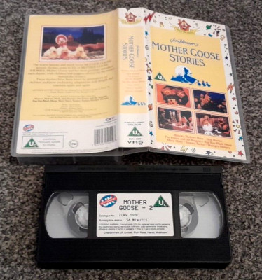 MOTHER GOOSE STORIES JIM HENSON HICKORY DICKORY DOCK PAL VHS VIDEO KIDS CHILDREN
