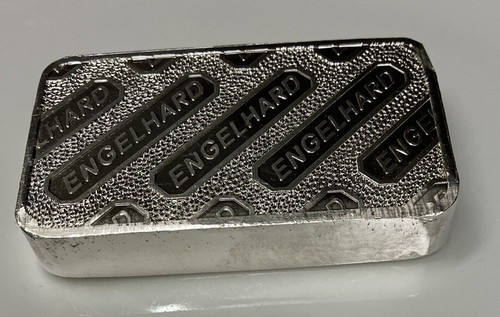 Barra de plata Engelhard de 10 oz - Serie 12 Variedad “C” plata fina 999 - Imagen 3 de 7