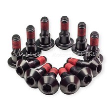 12x Black Titanium Front Disc Rotor Bolts Screws for Suzuki GSXR-600 K8 K9