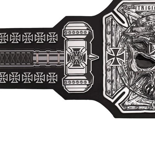 WWE Authentic Championship Belt-Real Leather Strap Replica Title-Adult Size - Picture 5 of 13