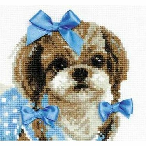 Cross-stitch kit Shih Tzu 1120 RIOLIS 14ct - Picture 2 of 5