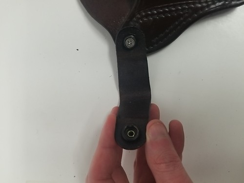 Vintage TT Gun Leather "Solo" Left Hand Pistol Belt Holster - Picture 11 of 12