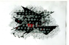 Quadro Biggi Gastone tempera su carta 30x40