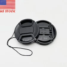 4x pcs 58mm Plastic Snap-On Front Lens Cap Cover for Canon Nikon SLR DSLR Camera