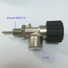 Acecare PCP Air Valve 30mpa 300bar Carbon Fiber Tank Accessories Thread M18*1.5