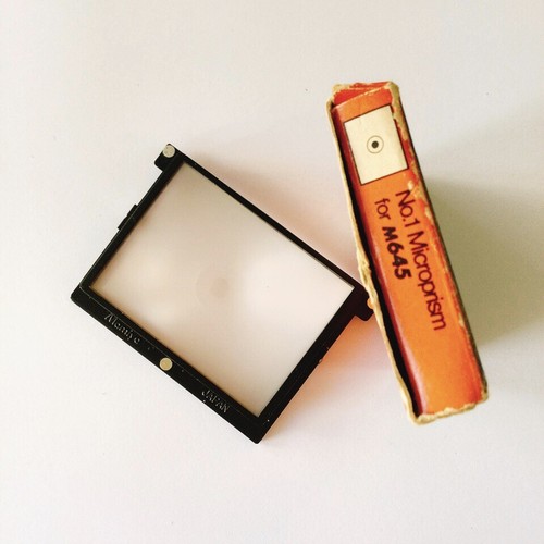 【MINT】MAMIYA Focusing Screen No.1 Microprism Type for M645 in genuine Box - Picture 2 of 9