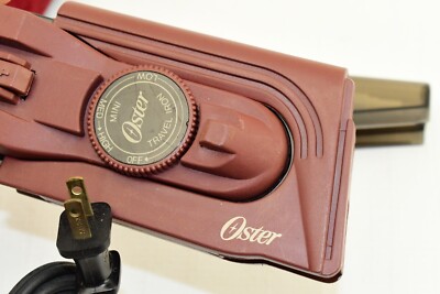 Fer à Repasser De Voyage Vintage OSTER 308-07A (marron) – Double Tension 120/240V – Jamais Servi !