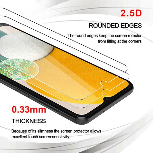 2 Pack For Samsung Galaxy A13 5G Clear HD Tempered Glass Screen Protector Cover - Imagen 4 de 35