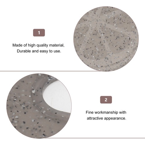 Cutting Boards Circle Rv Sink Cover Round Imitation Marble BPA-free - Picture 2 of 12