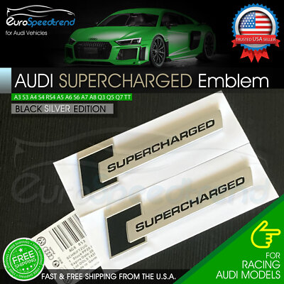 Audi best sale supercharged emblem