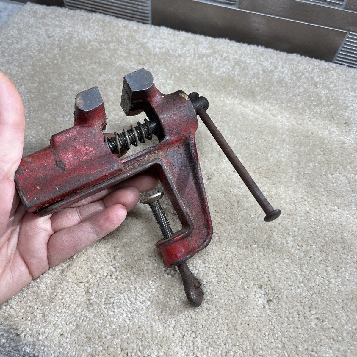 Wokin Swivel Base Work Bench Table Vise Clamp 4inch 100mm With Anvil - View #4