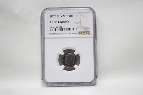 NGC 1979 S TYPE 2 10C PF 68 CAMEO Dime *Beautiful Toning*