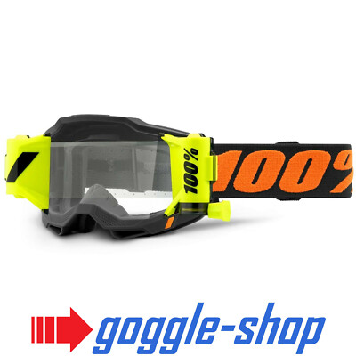 2021 100% PERCENT FORECAST YOUTH ACCURI 2 ROLL OFF MX MOTOCROSS GOGGLES CHICAGO