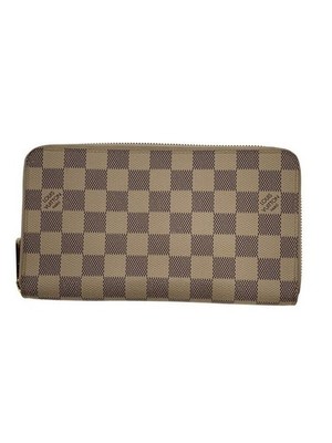 Louis Vuitton Long Wallet Zippy Organizer Dami Air Zul PVC WHT Ladies' Used