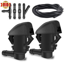 Windshield Washer Nozzles Kit, Front Windshield Spray Nozzles Wiper Spray Washer