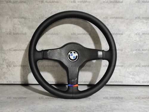 BMW M Technic 1 Steering Wheel Small 370 mm M3 M5 325is Mtech E30 E34 E32 E28 - Picture 2 of 8