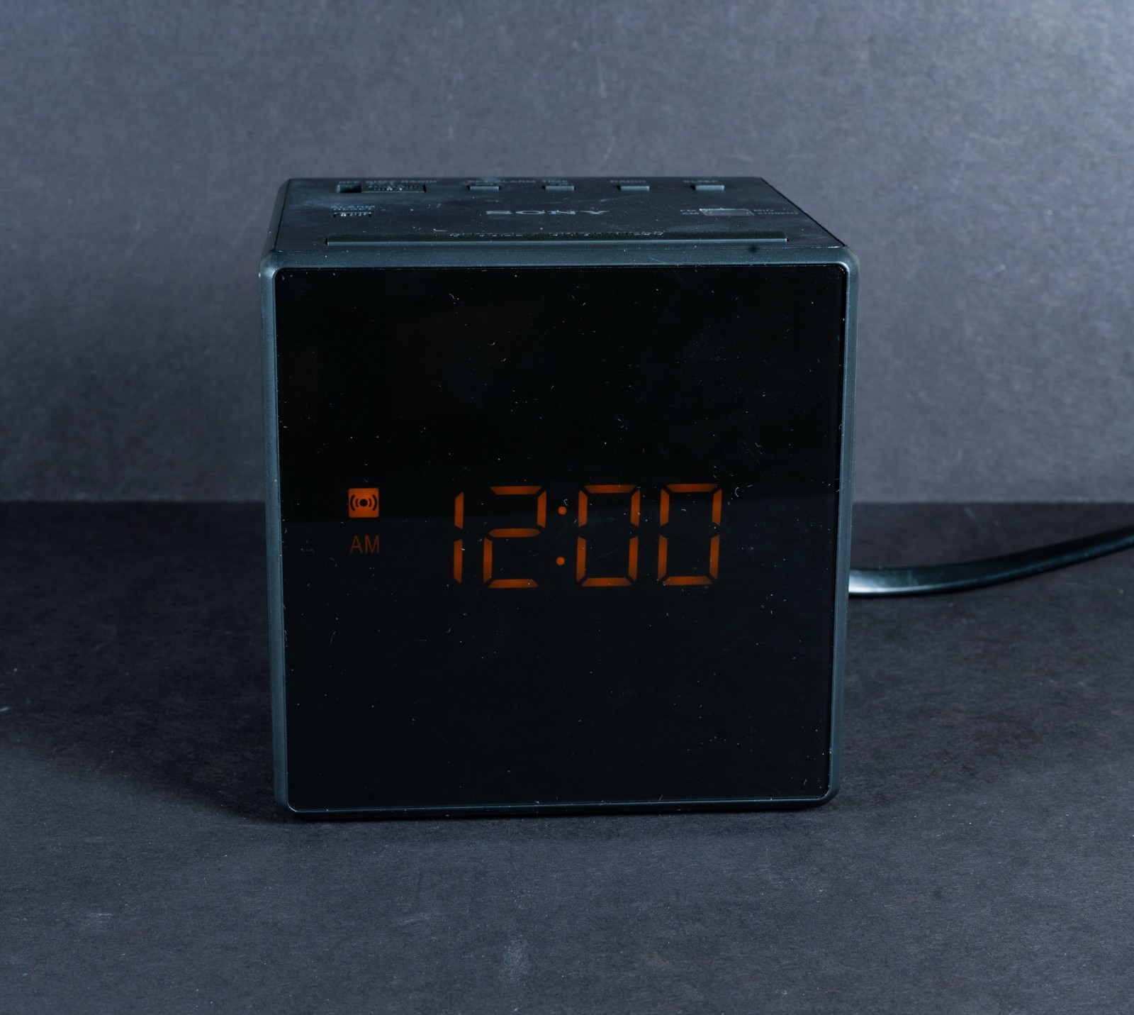 Sony ICF-C1 Desktop Alarm Clock AM FM Radio Black