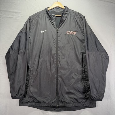 Nike Cleveland Cavaliers Jacket Mens XL Full Zip Windbreaker Warm Up Lightweight