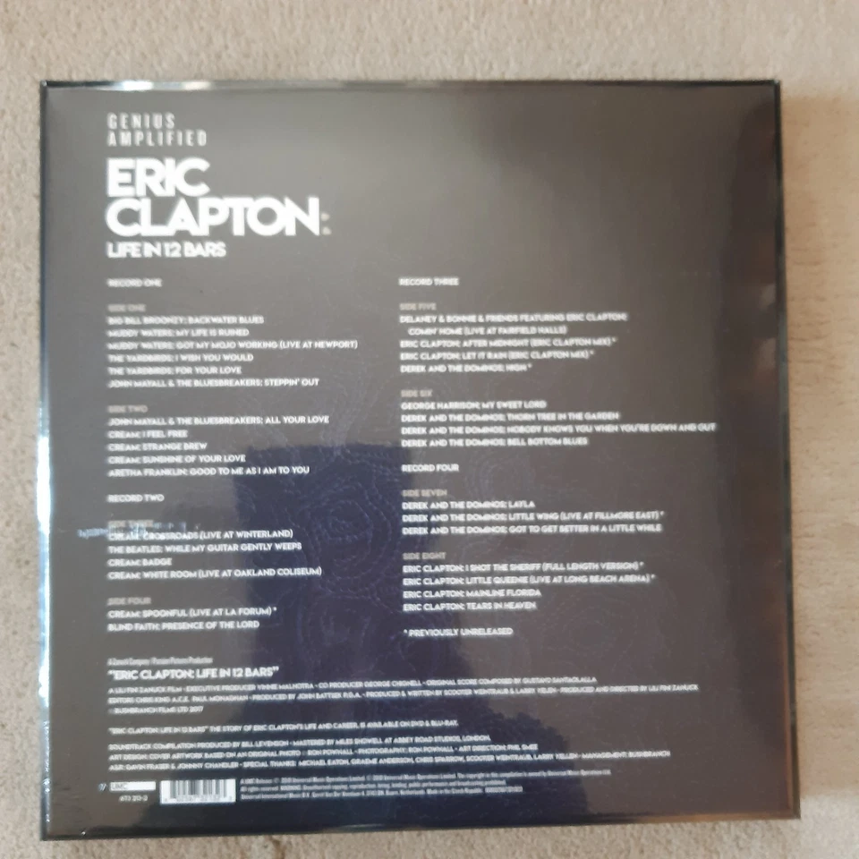 LP-BOX Eric Clapton, Cream Derek and the Dominos a.o. Life In 12 Bars- OVP 4LP - Bild 2 von 2