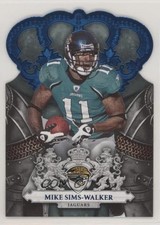2010 Panini Crown Royale Blue 41/100 Mike Sims-Walker #47 fm0