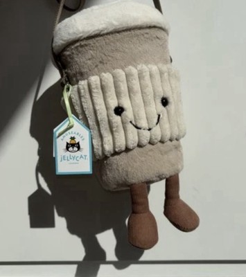 100% Genuine Jellycat Amuseable Coffee-To-Go Bag Cross bag Brand