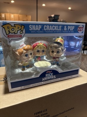 Funko Pop! Moment: Kellogg's Rice Krispies, Snap, Crackle, & Pop Figurines New!