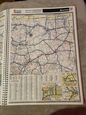 truckers road atlas 1992 Gousha Maps Book | eBay