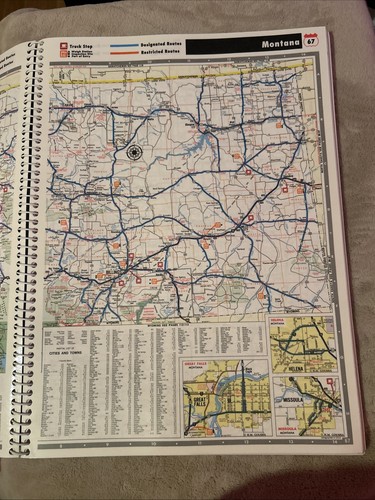 truckers road atlas 1992 Gousha Maps Book - Picture 5 of 6