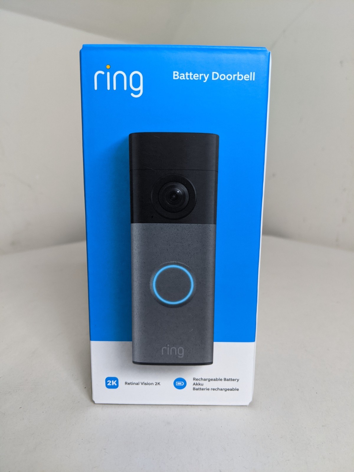 Ring Battery Video Doorbell (Newest Gen) Retinal 2K -Speckled Grey NEW *FREE NDD - Image 2