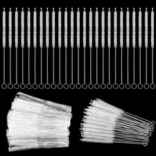 50 Pcs Tracheostomy Cleaning Brushes Trach Brush Nylon Bristle Tracheostomy B...