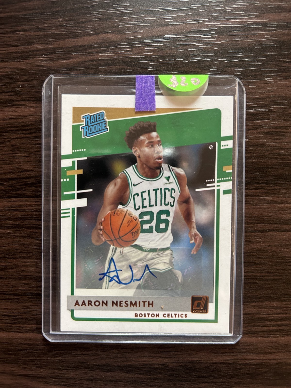 2020-21 Panini Donruss - Rated Rookies Aaron Nesmith #232 (RC) Autographs