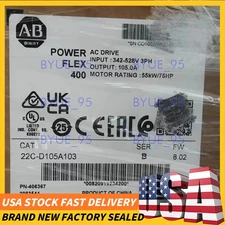 Allen-Bradley 22C-D105A103 75HP High Performance Vector VFD