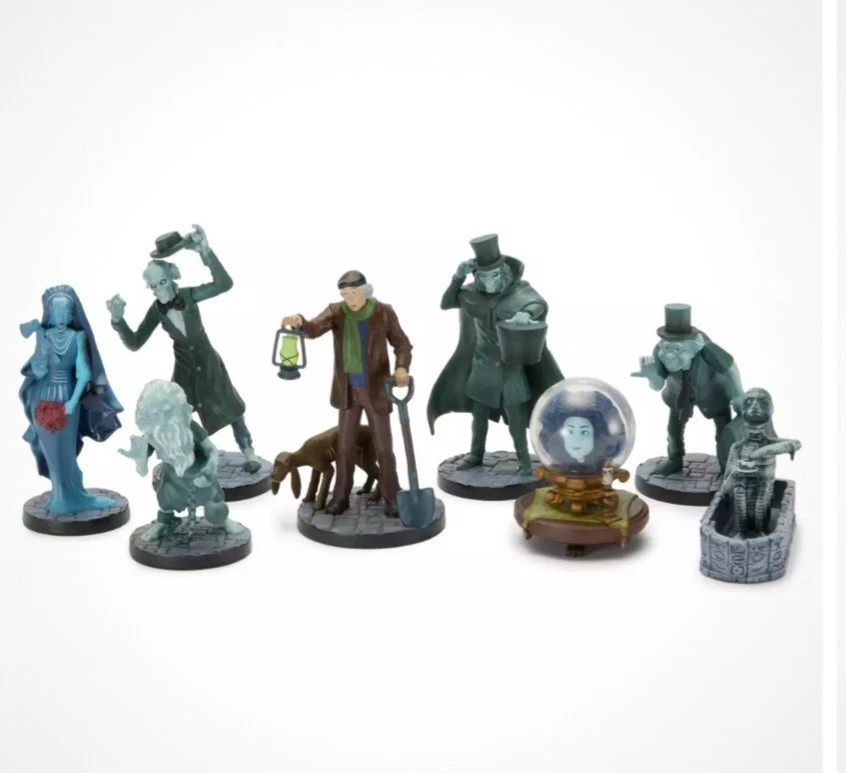 Juego de estatuilla de mansión embrujada de los parques de Disney de lujo Foto 2 de 4