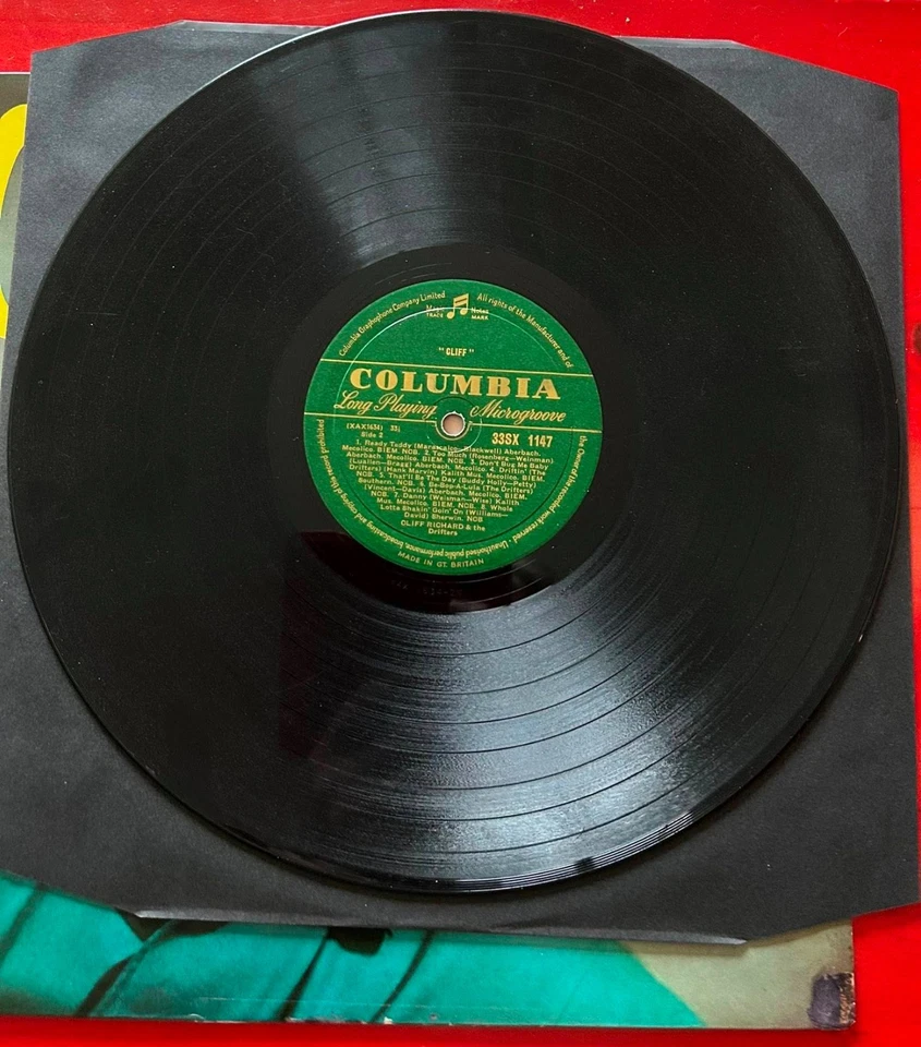 Cliff - Cliff Richard And The Drifters - Green Columbia 1st Press 33SX 1147 - Image 3 of 4