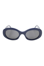 Celine Womens Triomphe 01 Oversized Circular Classic Sunglasses Blue
