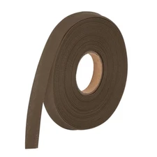 1/2 Inch Double Fold Bias Tape Continuous Bulk Bias Tape Brown 10 Yards