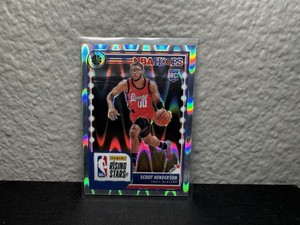 Scoot Henderson 2023-24 NBA Hoops Premium Stock Rising Stars Seismic Prizm #280
